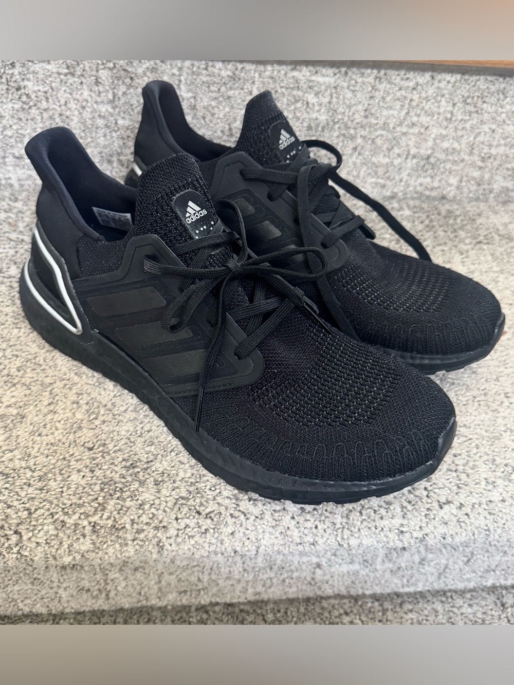Adidas New mens 10.5 ultra boost prime blue black sneaker silver metallic FV8333